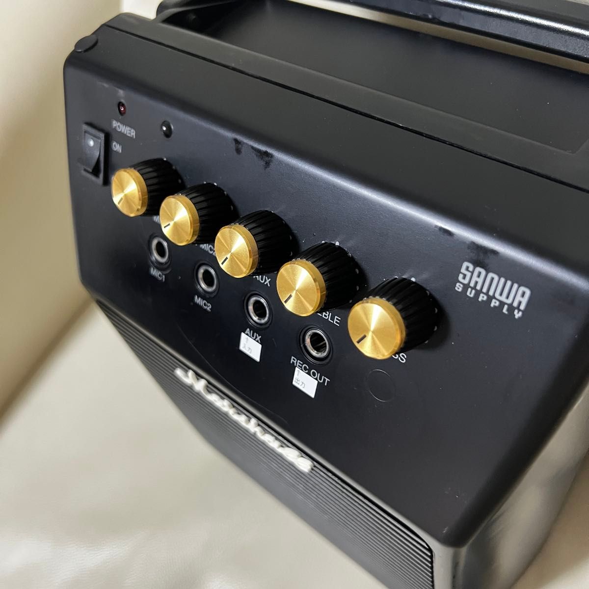 セミナーで大活躍 サンワダイレクトマイク付きスピーカー(2mマイク