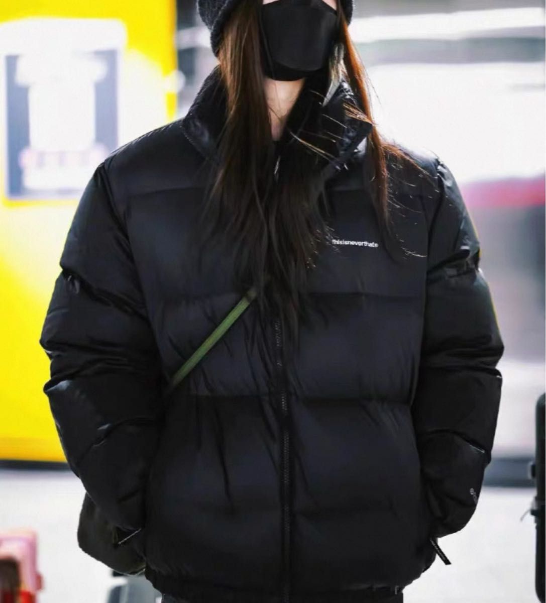 Thisisneverthat ダウンジャケット ブラック Sサイズ ネバザ sample