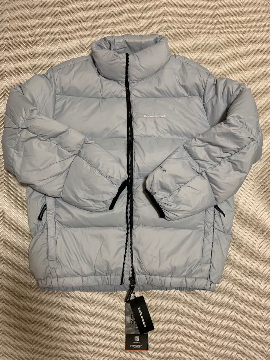 thisisneverthat ダウンジャケット ネバザ Sサイズ ライトグレー