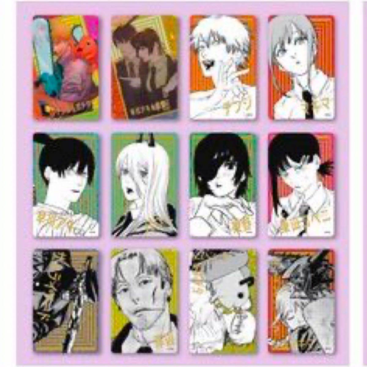 チェンソーマン 箔押しクリアカードコレクション 箔押しカード クリア