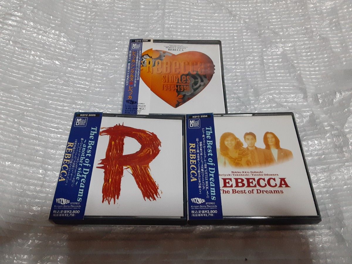 帯付き MD REBECCA SINGLES The Best of Dreams another side レベッカ