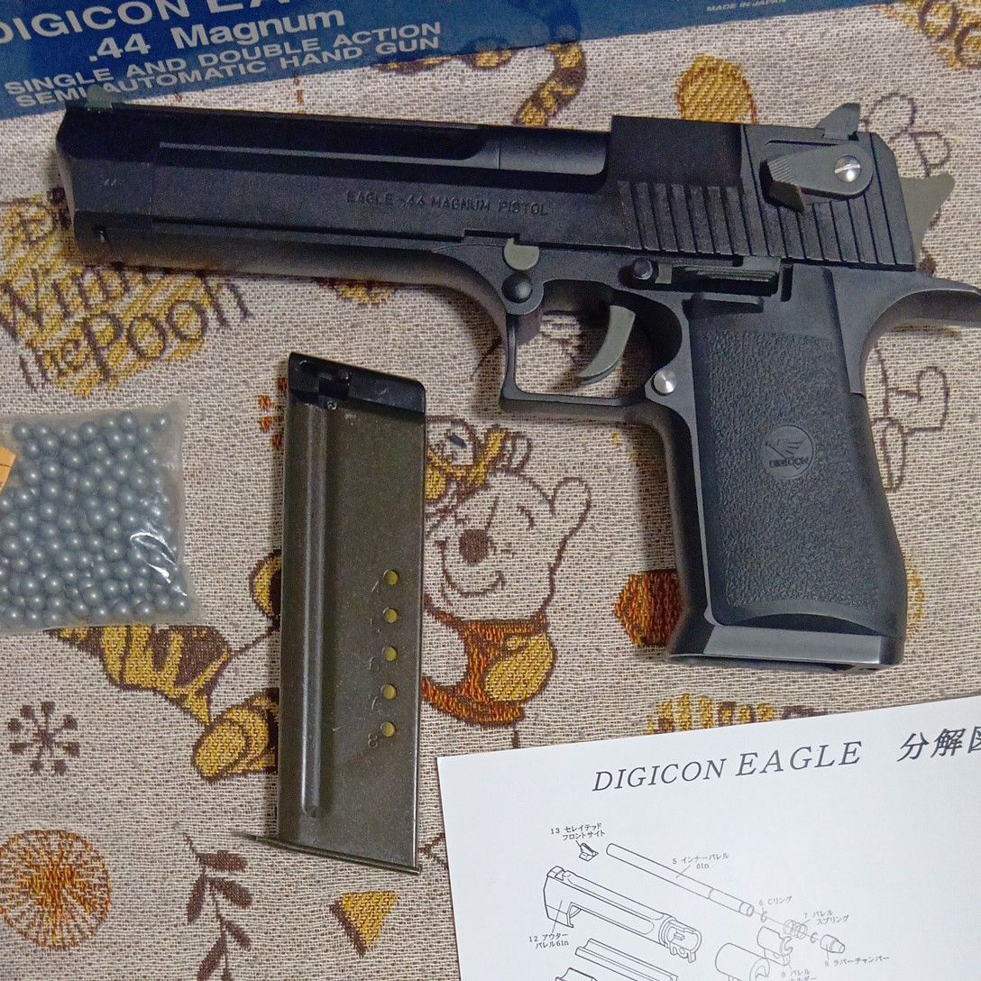 デジコン デザートイーグル ガスガン 中古 分解図付き ガス漏れなし