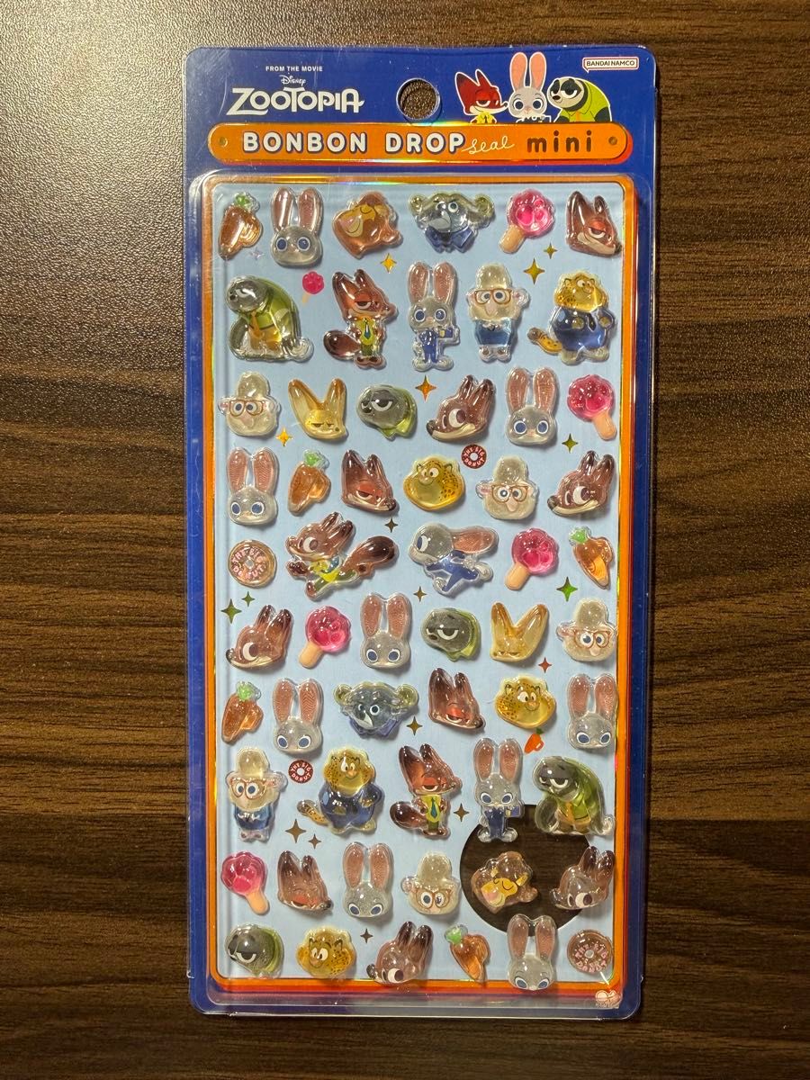 正規品】ズートピア ボンボンドロップシールミニ ディズニー シール