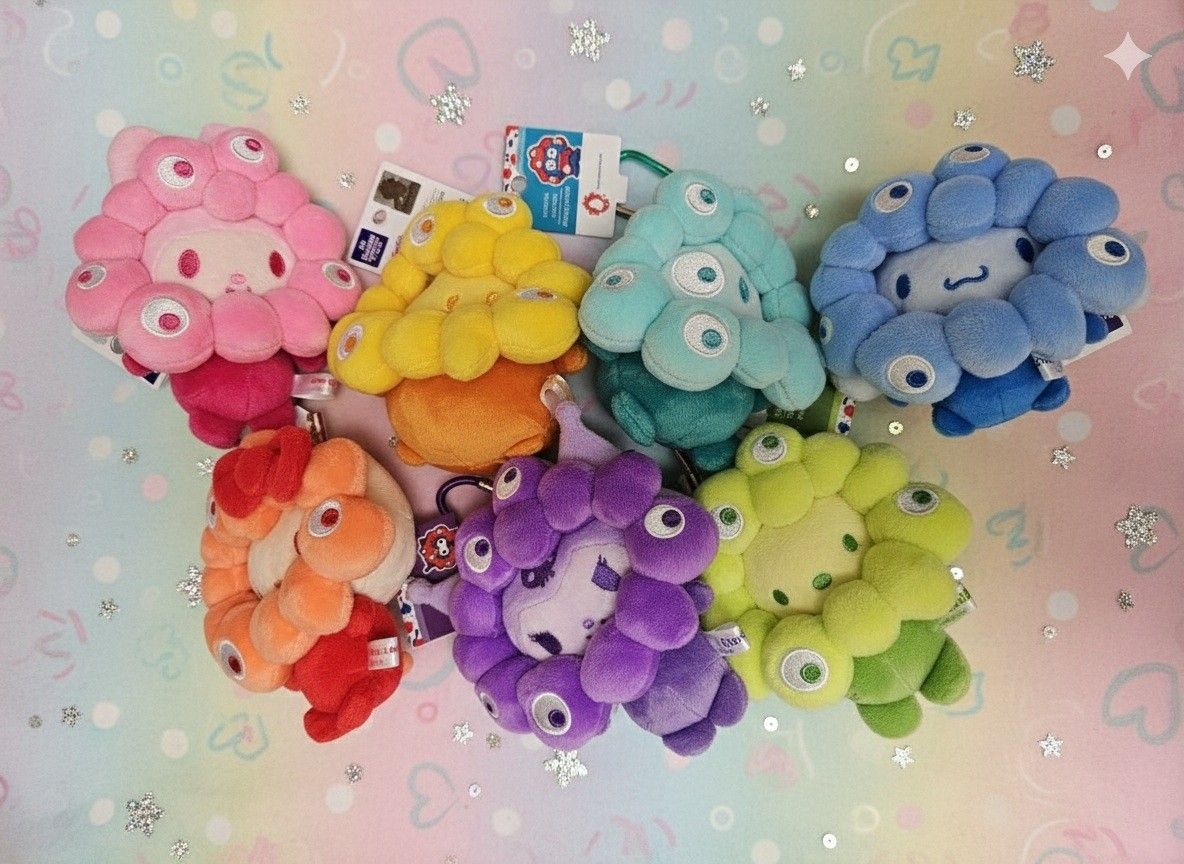 最安値】推しカラーサンリオミャクミャクなりきりぬいぐるみ BC