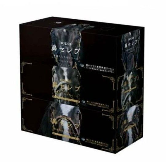 ネピア 鼻セレブ 華麗なる名馬シリーズ 3個パック×2セット キズナ