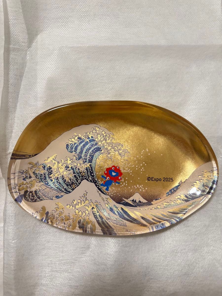 大阪関西万博 ミャクミャク 箔一 ガラストレー 葛飾北斎 神奈川沖浪裏