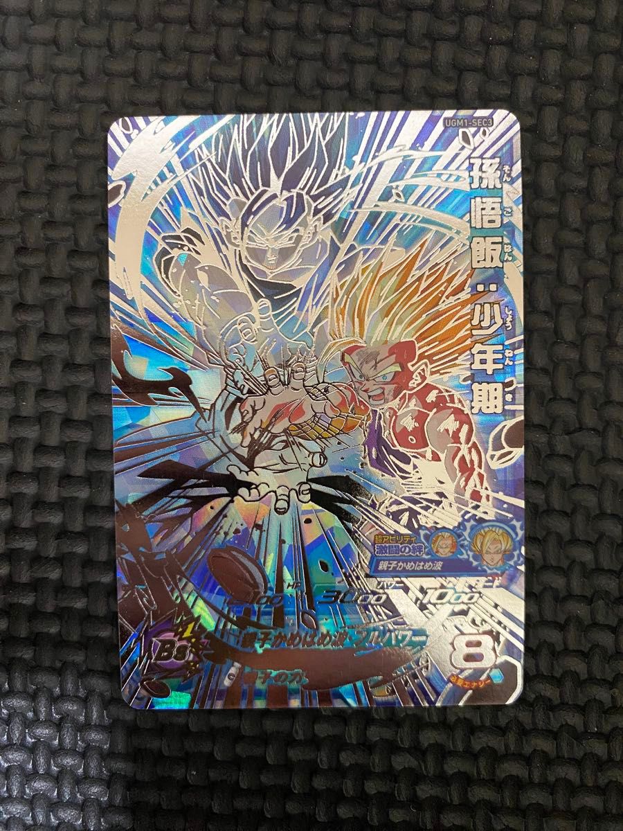 スーパードラゴンボールヒーローズ UGM1-SEC3 孫悟飯 少年期 本家 親子