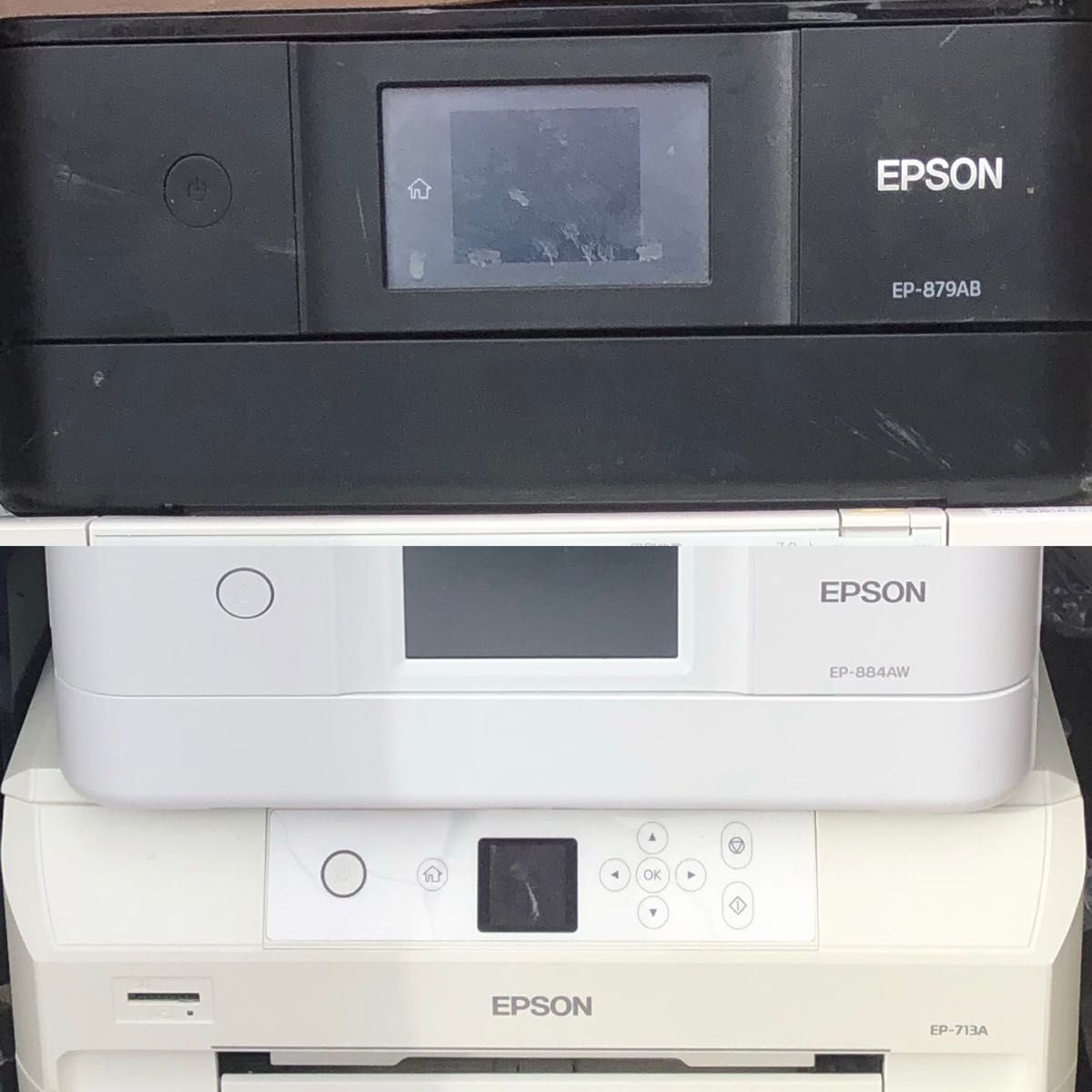 ジャンク エプソン 3台 EP-713A EP-884AW EP-879A B EPSON EP