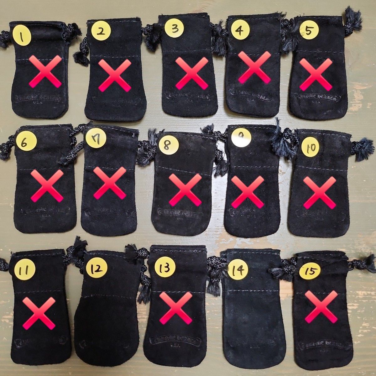 CHROME HEARTS クロムハーツ 革袋 巾着袋 アクセサリー入れ｜Yahoo