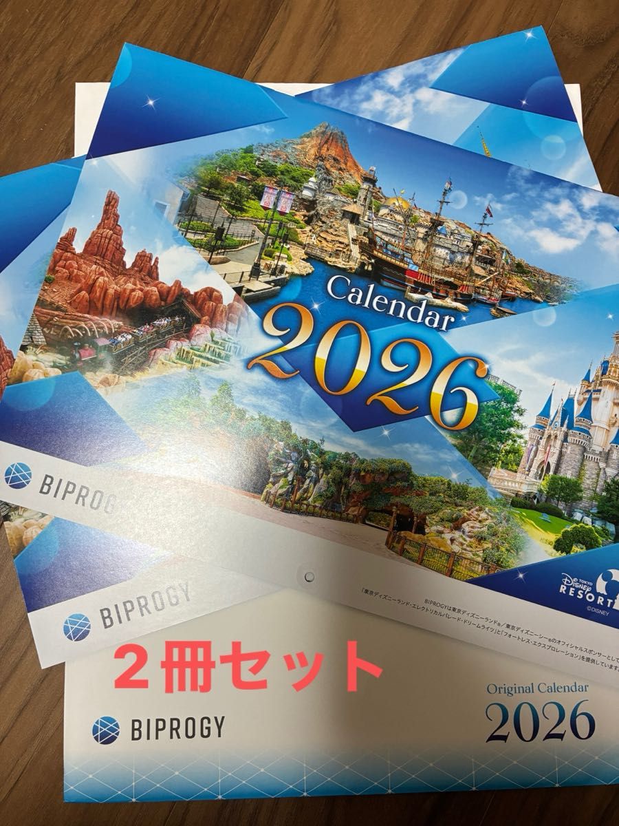 東京ディズニーリゾート カレンダー 2026 非売品 2部セット 東京