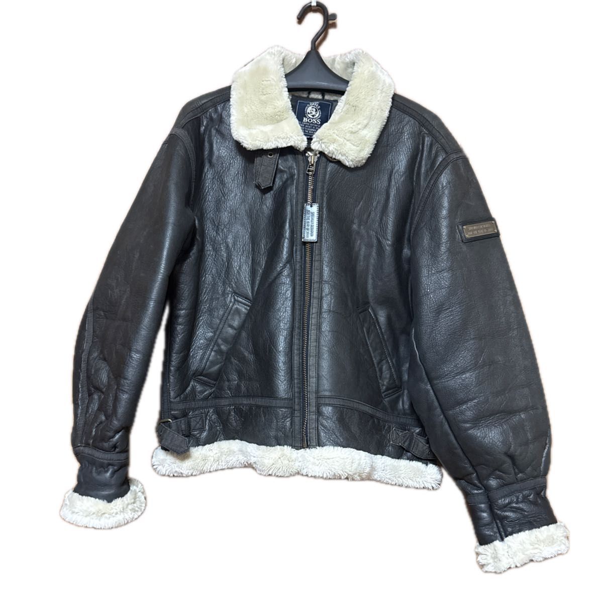 サントリー BOSS 2000年限定B-3フライトジャケット ボスジャン レザー