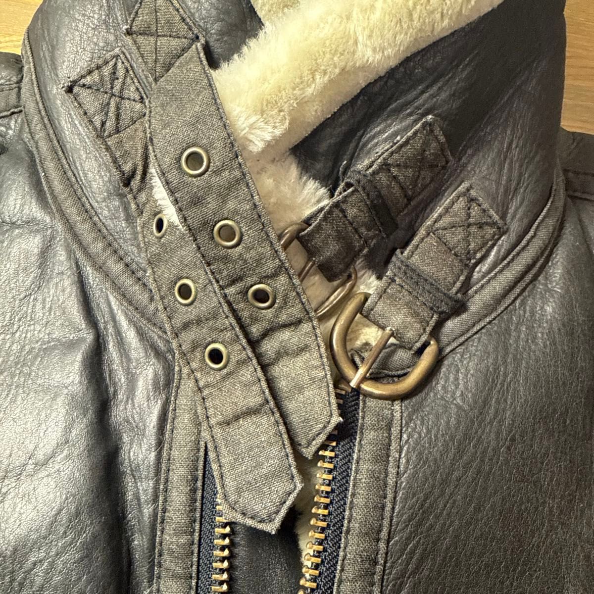 サントリー BOSS 2000年限定B-3フライトジャケット ボスジャン レザー