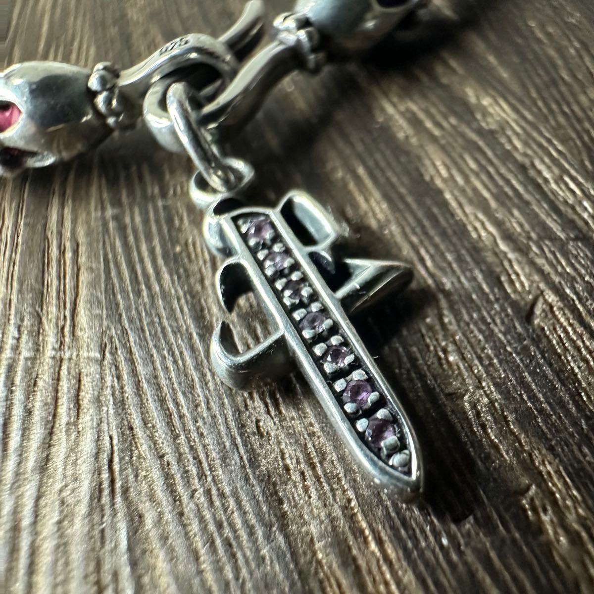 Personal Jesus khマーク×PJダガーレザーブレスレット 氷室京介