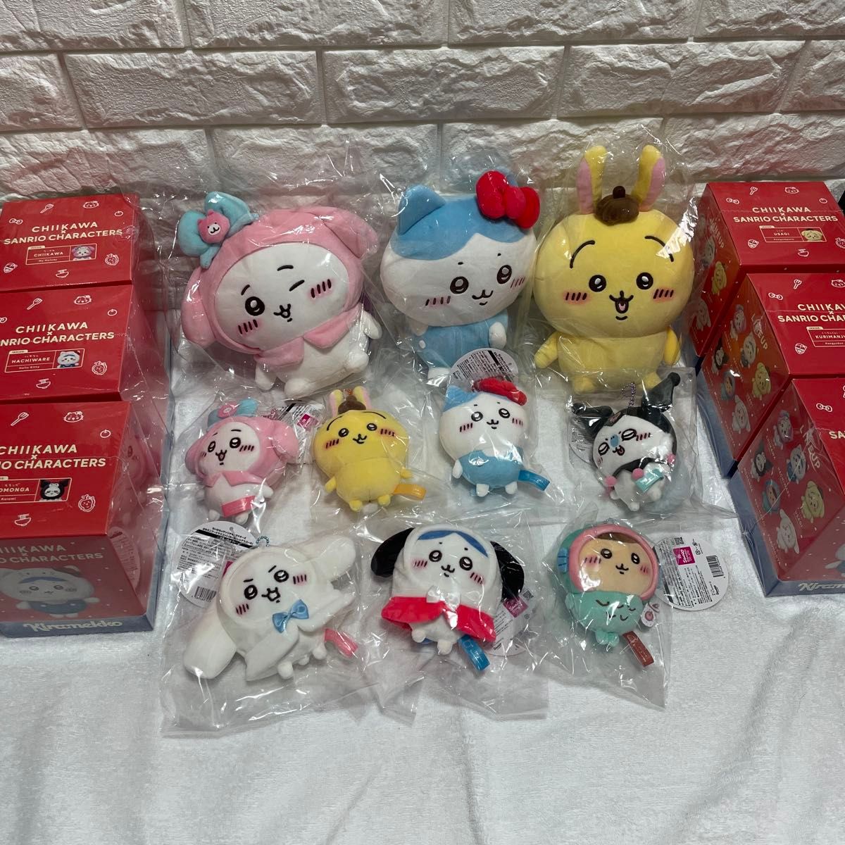 ぷちミニマスコット 7種セット ちいかわ サンリオキャラクター コラボ