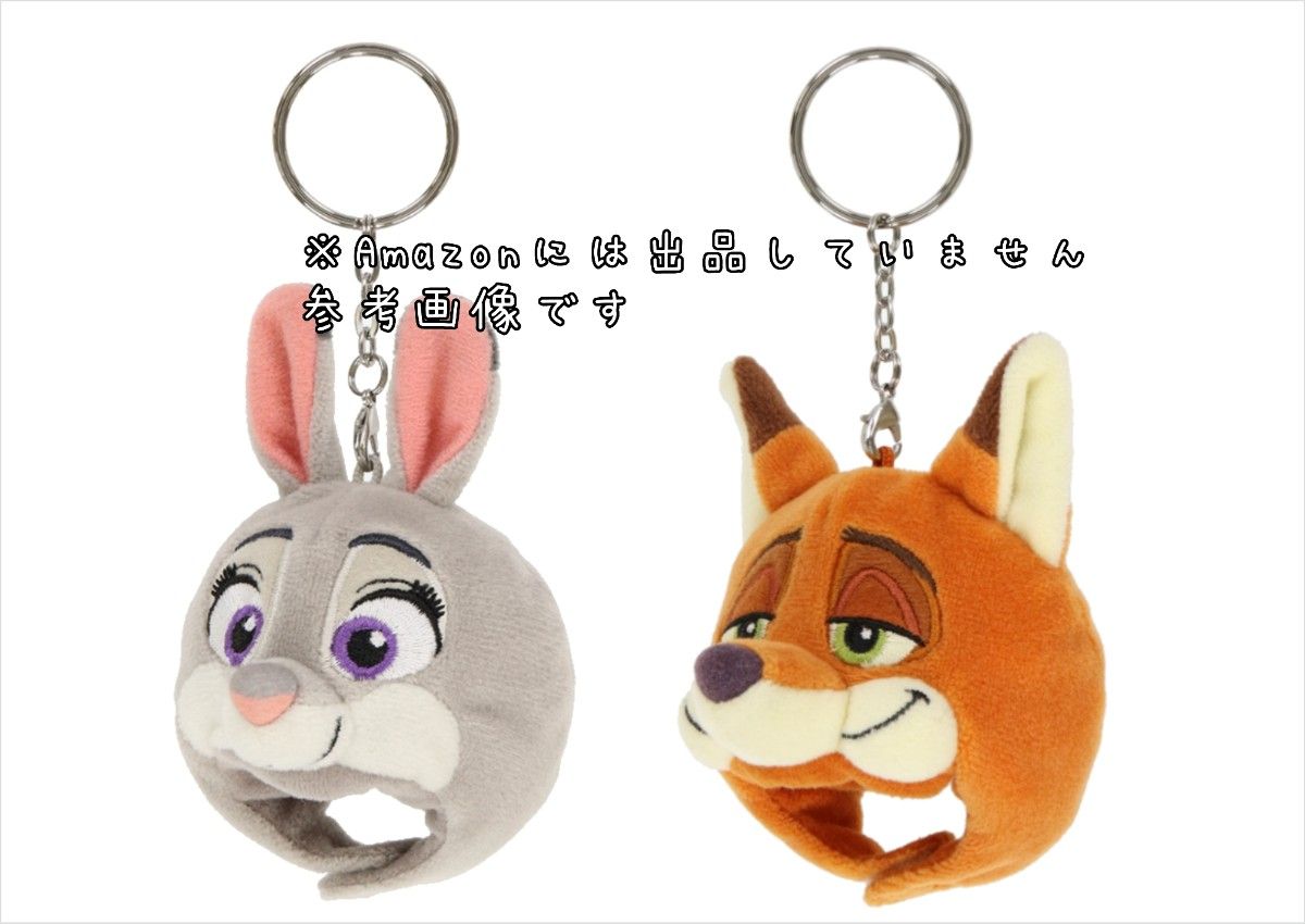 新品未使用 ディズニー ズートピア ファンキャップ キーチェーン