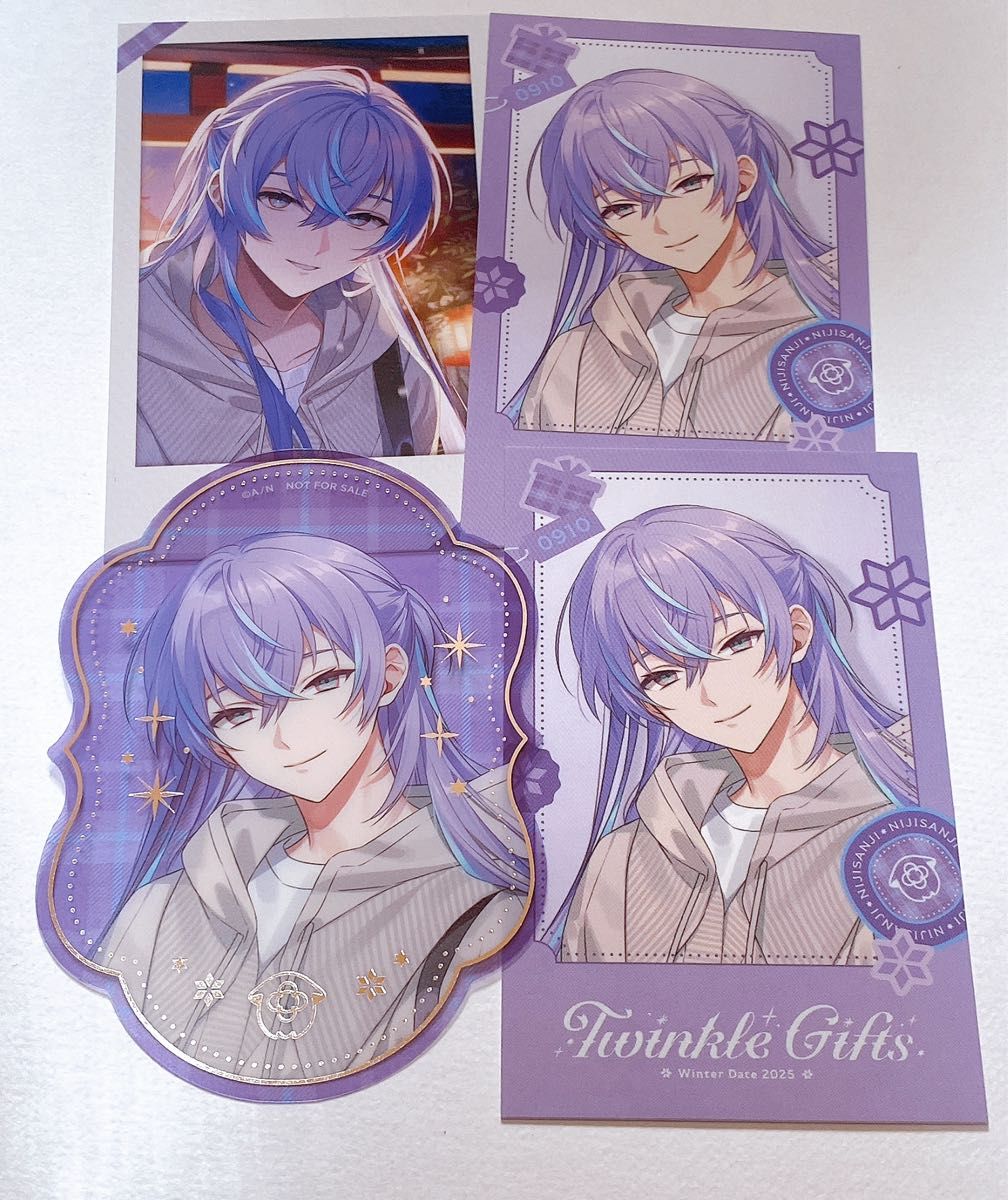 にじさんじ 星導ショウ ウィンターデート チェキ風カード 特典 クリア