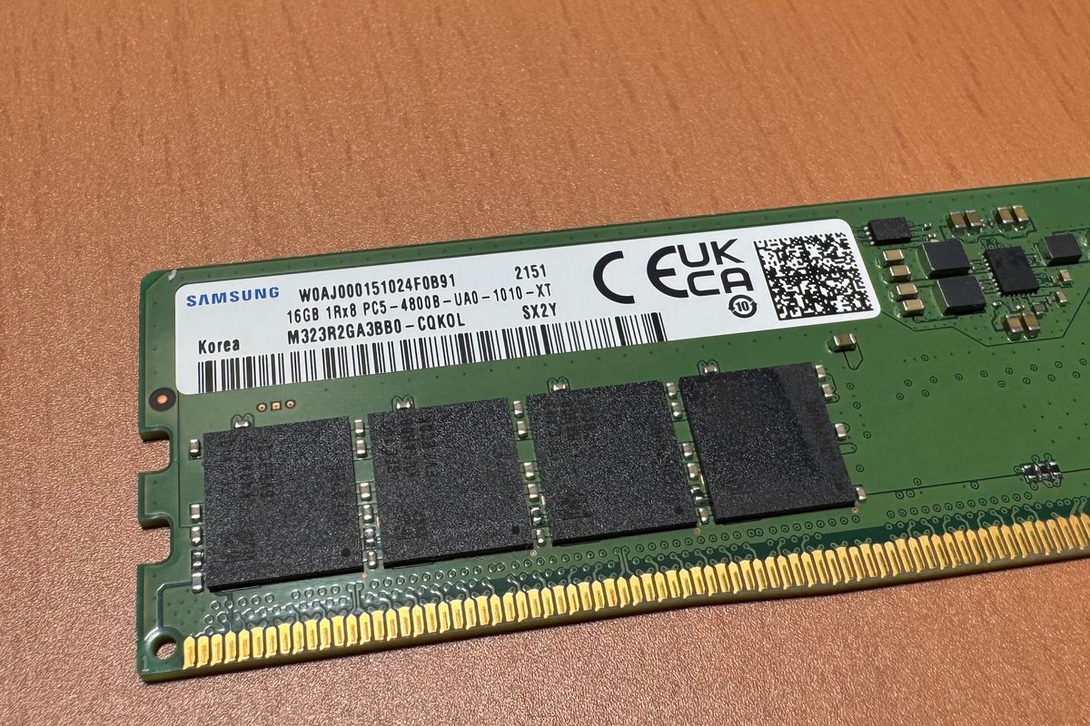 SAMSUNG製DDR5-4800 16GB×2 32GB OCで5600駆動で動作確認｜Yahoo