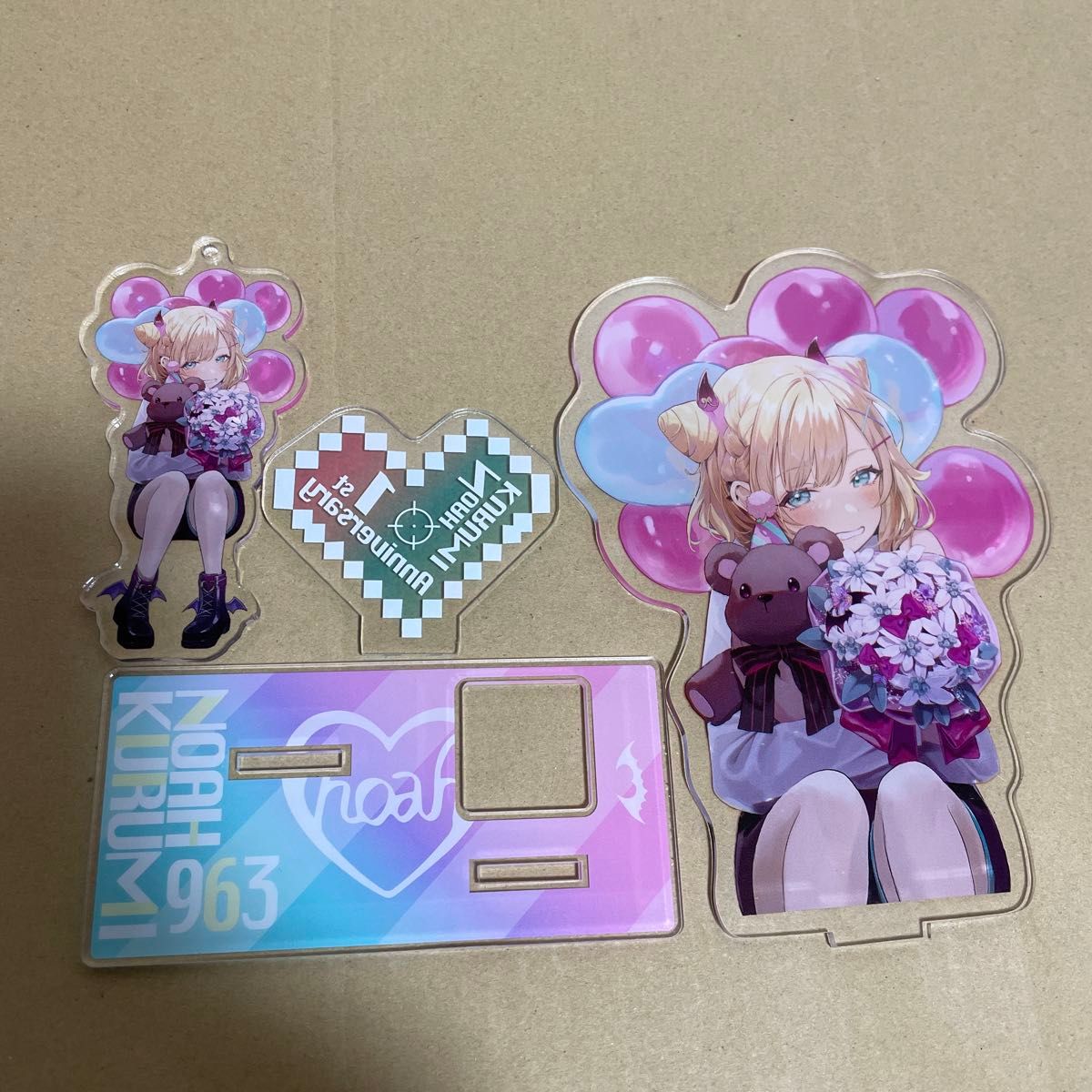 ぶいすぽっ 胡桃のあ 一周年記念 アクリルスタンド&キーホルダー