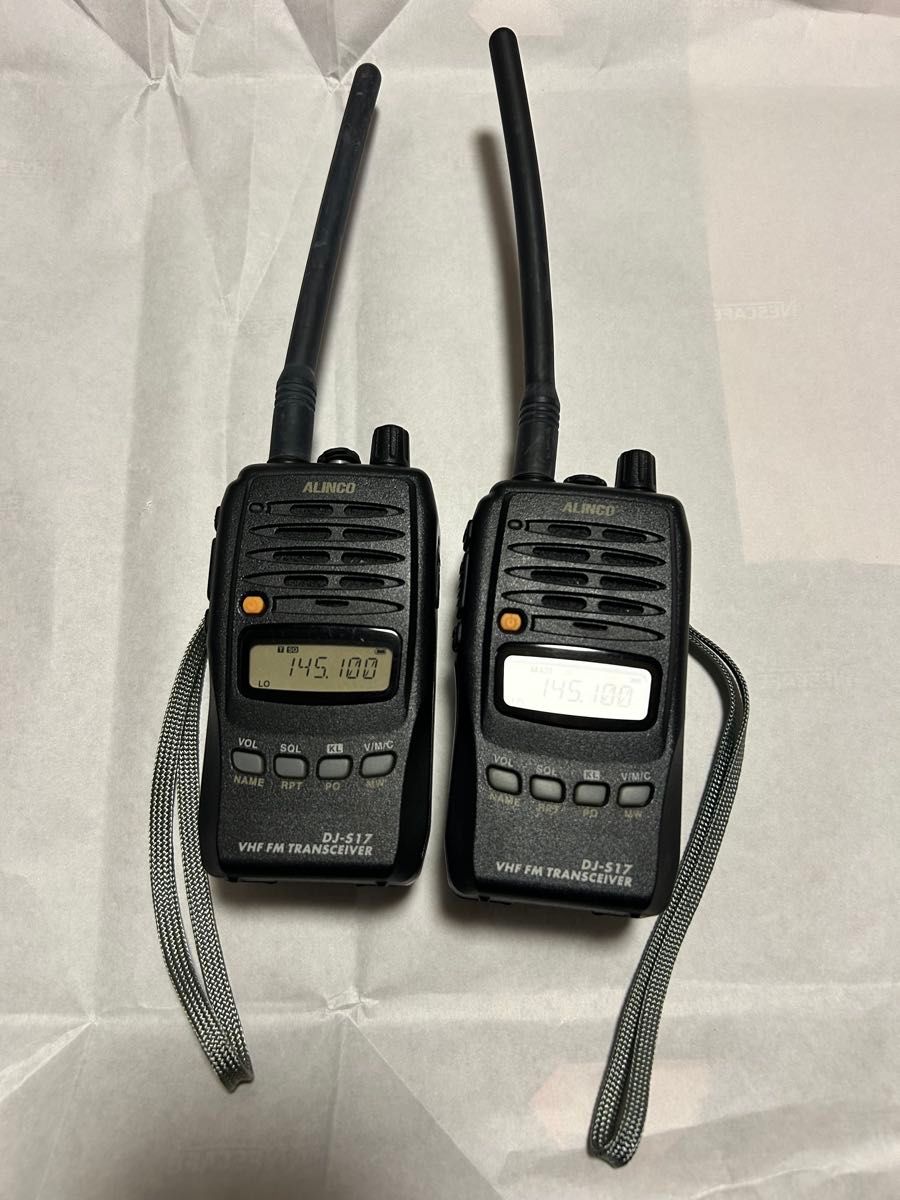 中古品 動作確認済 ALINCO アルインコ DJ-S17 無線機 トランシーバー