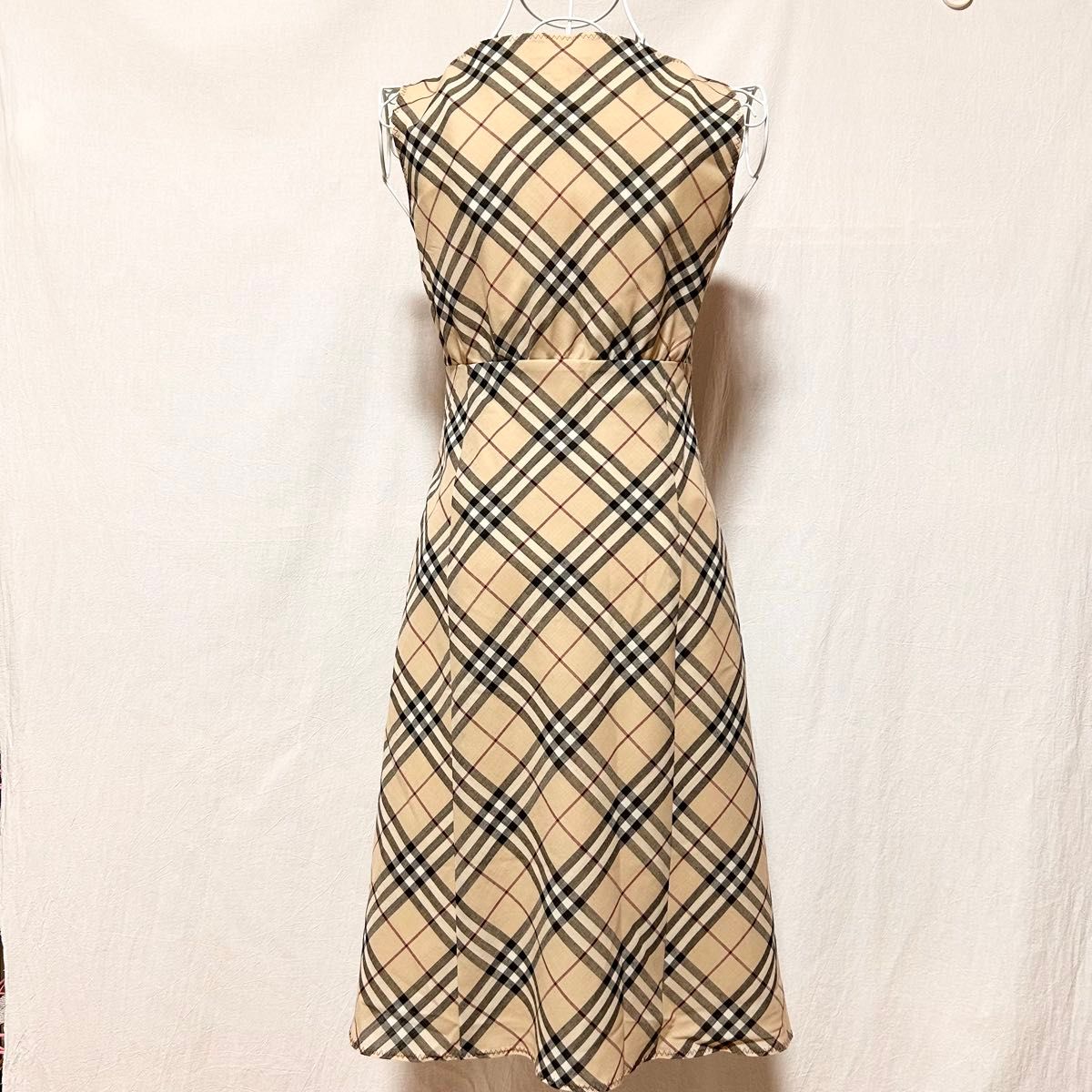 Burberry blue label ノースリーブ ワンピース ノバチェックBURBERRY