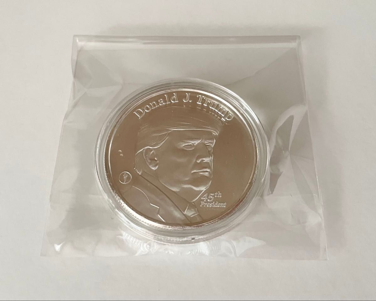 2セット販売】新品 1 トロイ・オズ 999 純銀メダル ドナルド・トランプ