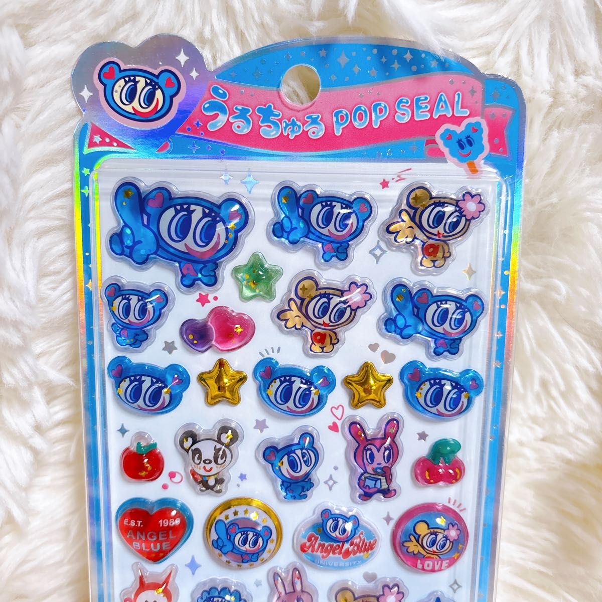正規品 エンジェルブルー うるちゅるポップシール ボンボンドロップ