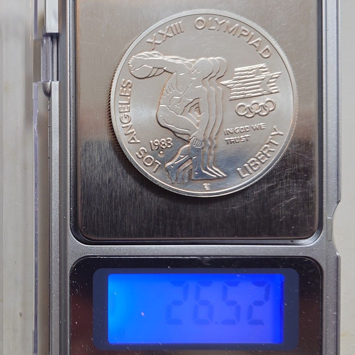 1983年 アメリカ銀貨 ロサンゼルスオリンピック記念銀貨 silver900