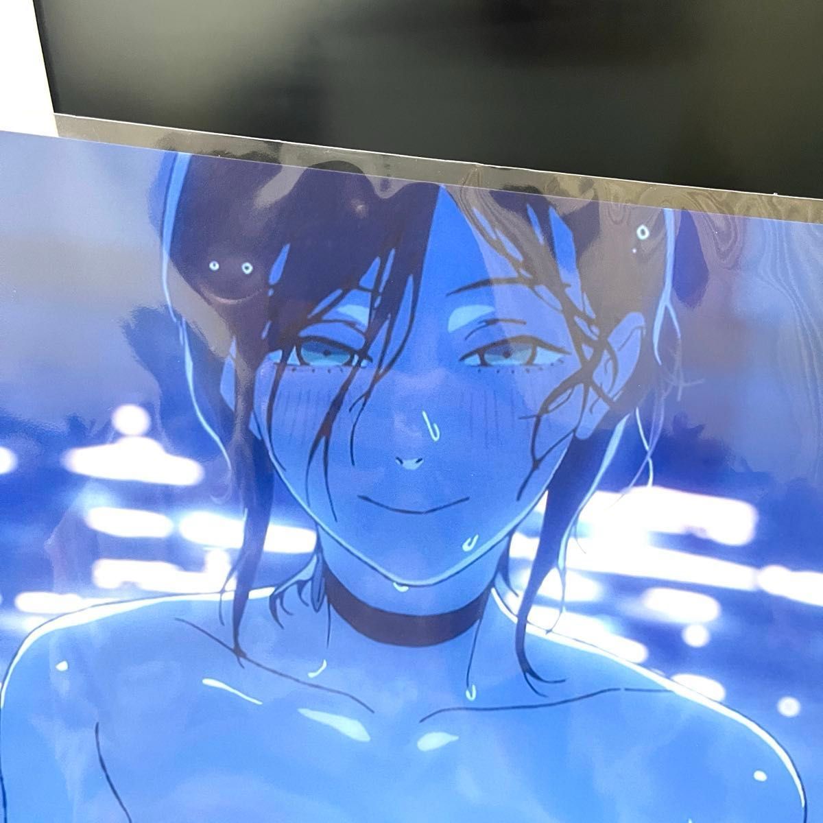 未使用品 チェンソーマン A3ポスター 韓国 レゼ プールシーン 台湾