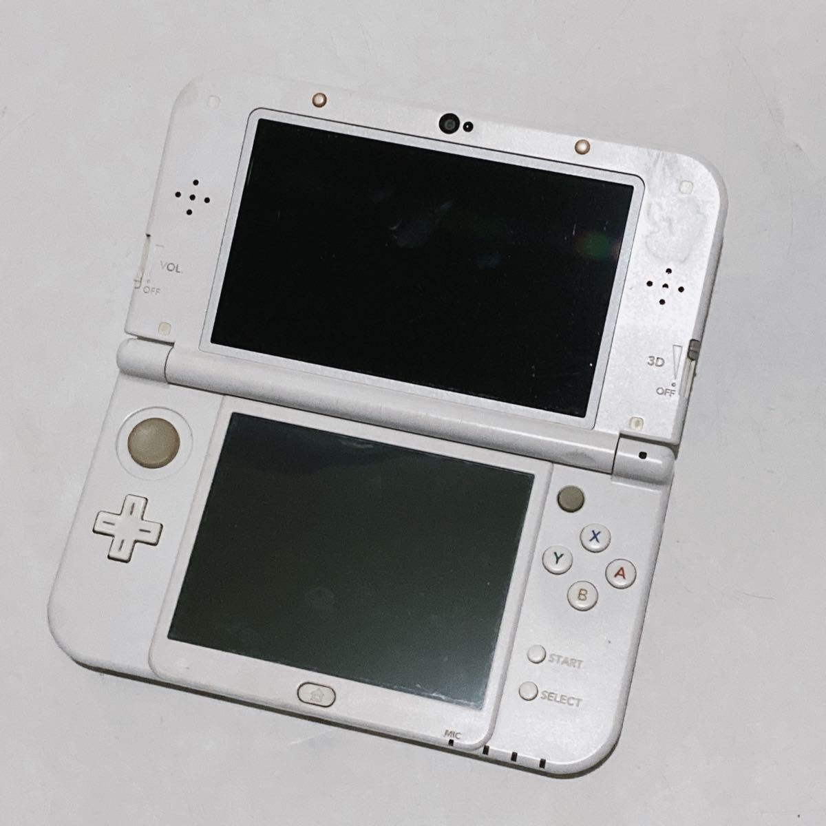 Nintendo newニンテンドー3DS LL パールホワイト 動作未確認 ジャンク