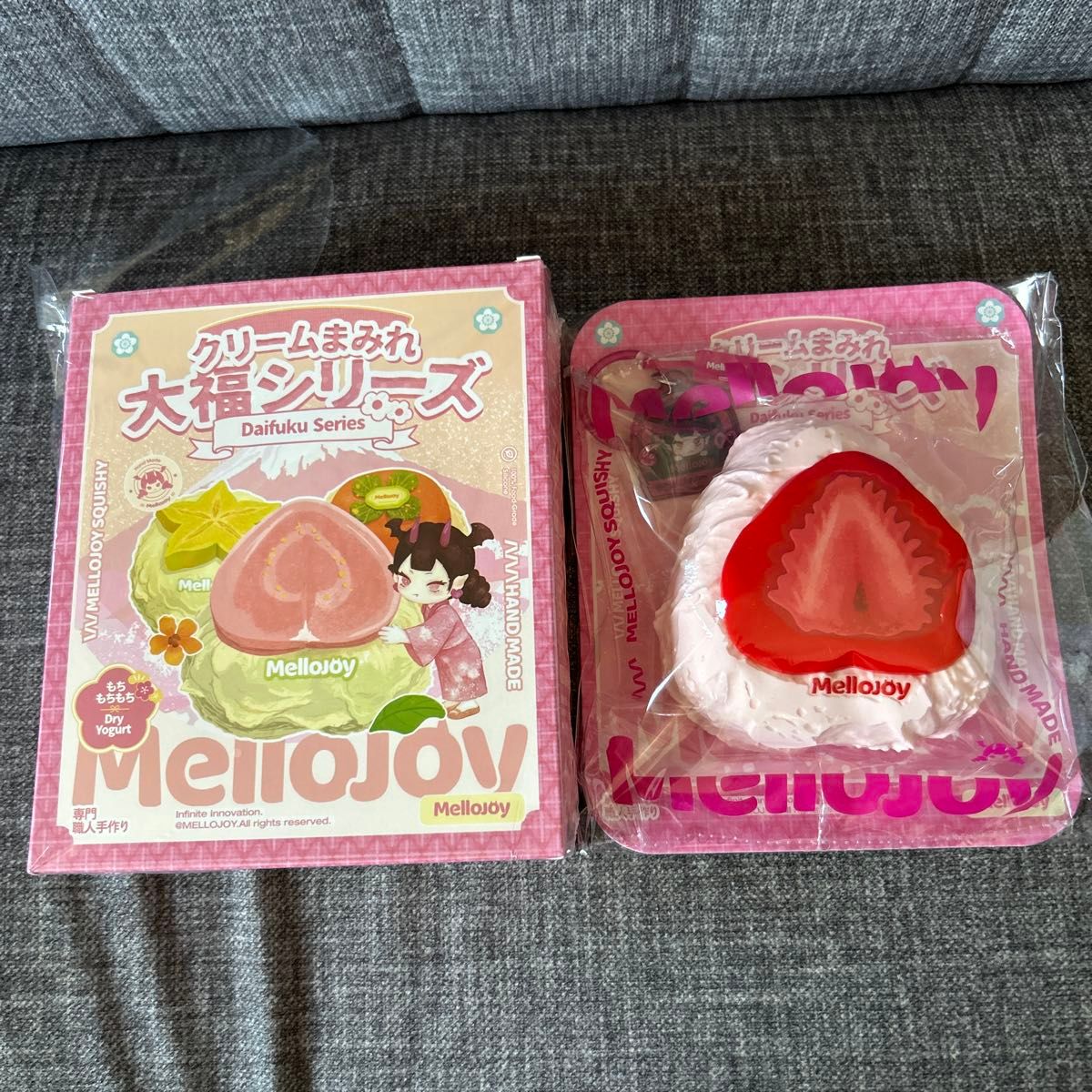 Mellojoy クリームまみれ大福 いちご スクイーズ｜Yahoo!フリマ（旧
