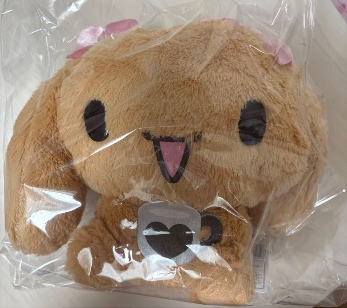 新品タグ付き】シナモロールカフェカラーBIGぬいぐるみモカかわいい