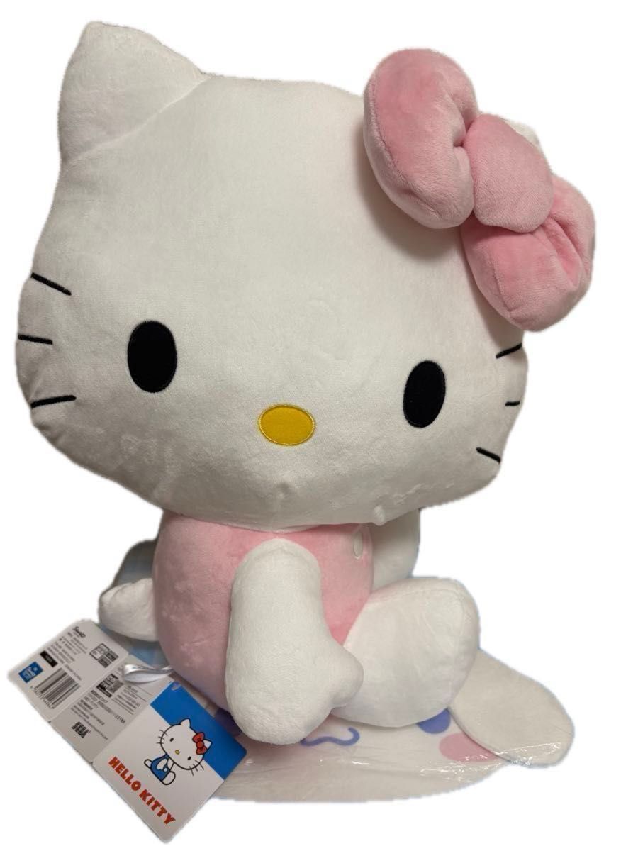 新作】非売品キティちゃんぬいぐるみ超BIGハローキティ特大かわいい