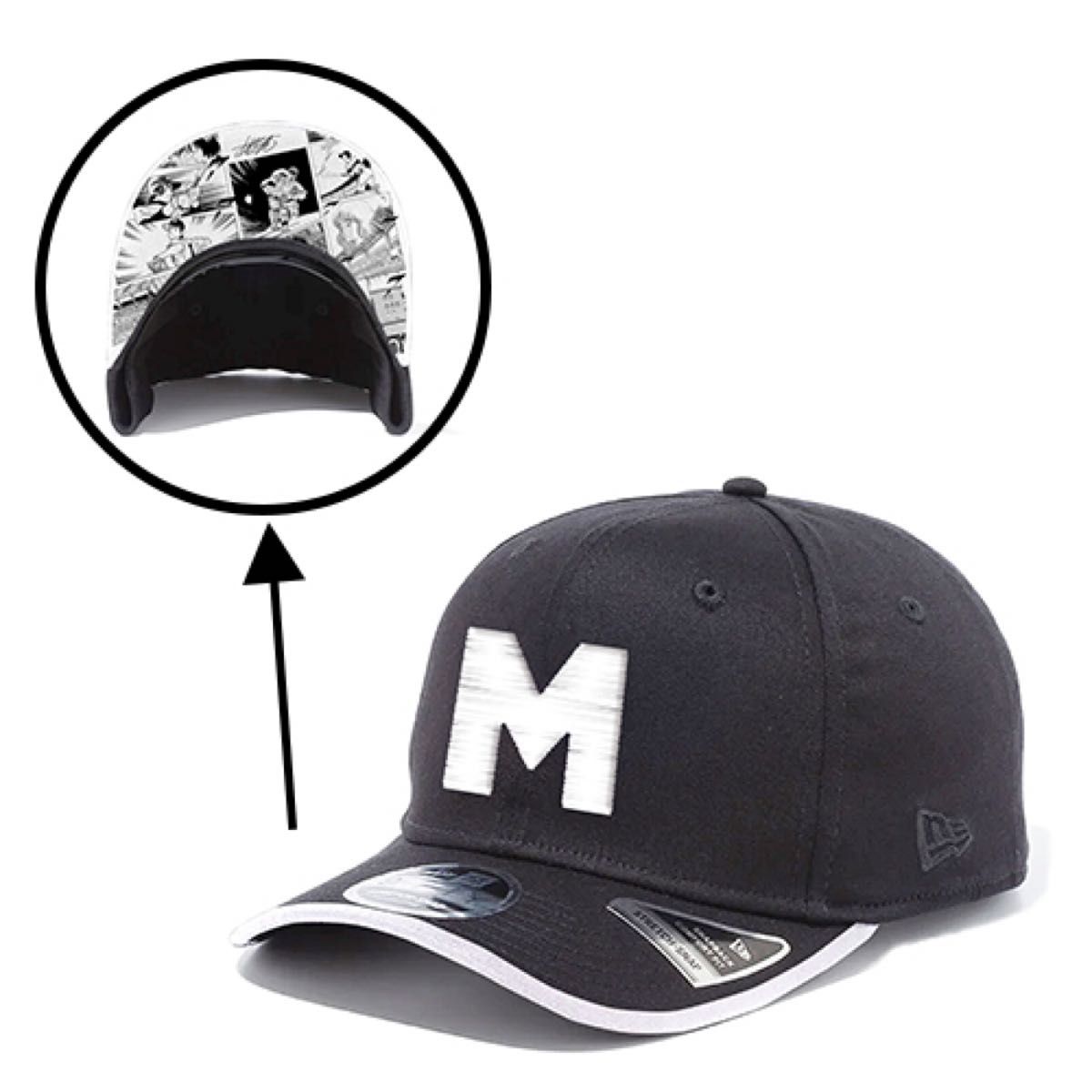 新品未使用 NEW ERA コラボ キャップ 明青学園 タッチ あだち充展