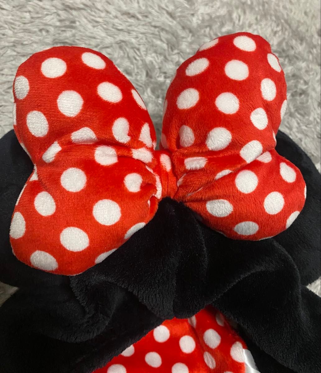 Disney ディズニー ミニー マフラー ファンキャップ 手袋 帽子 廃盤品