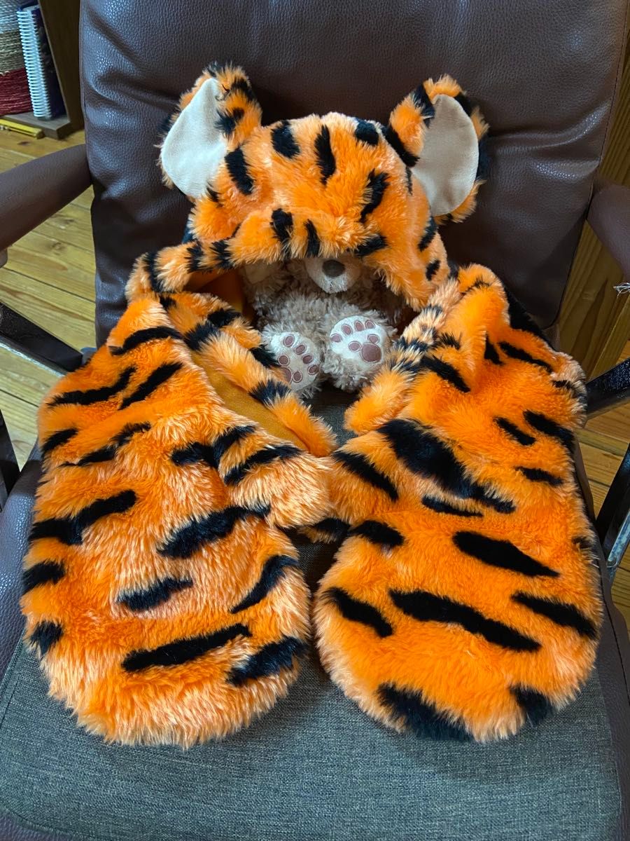 ディズニー ティガー マフラーキャップ ファンキャップ 手袋マフラー