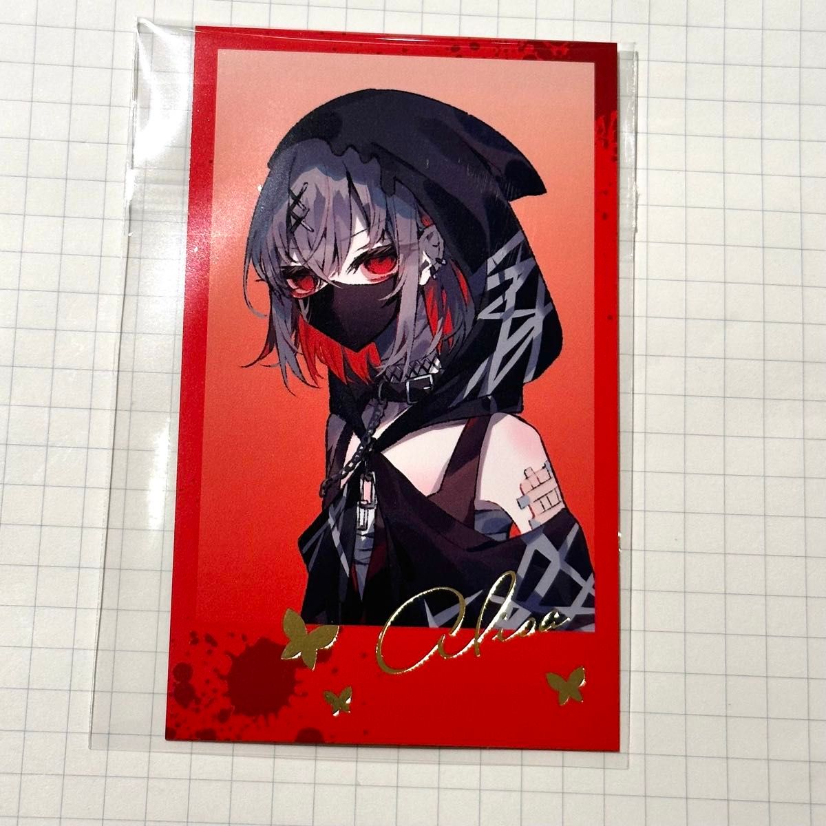 魔法少女ノ魔女裁判 まのさば 紫藤アリサ 中国 チェキ風カード フォト