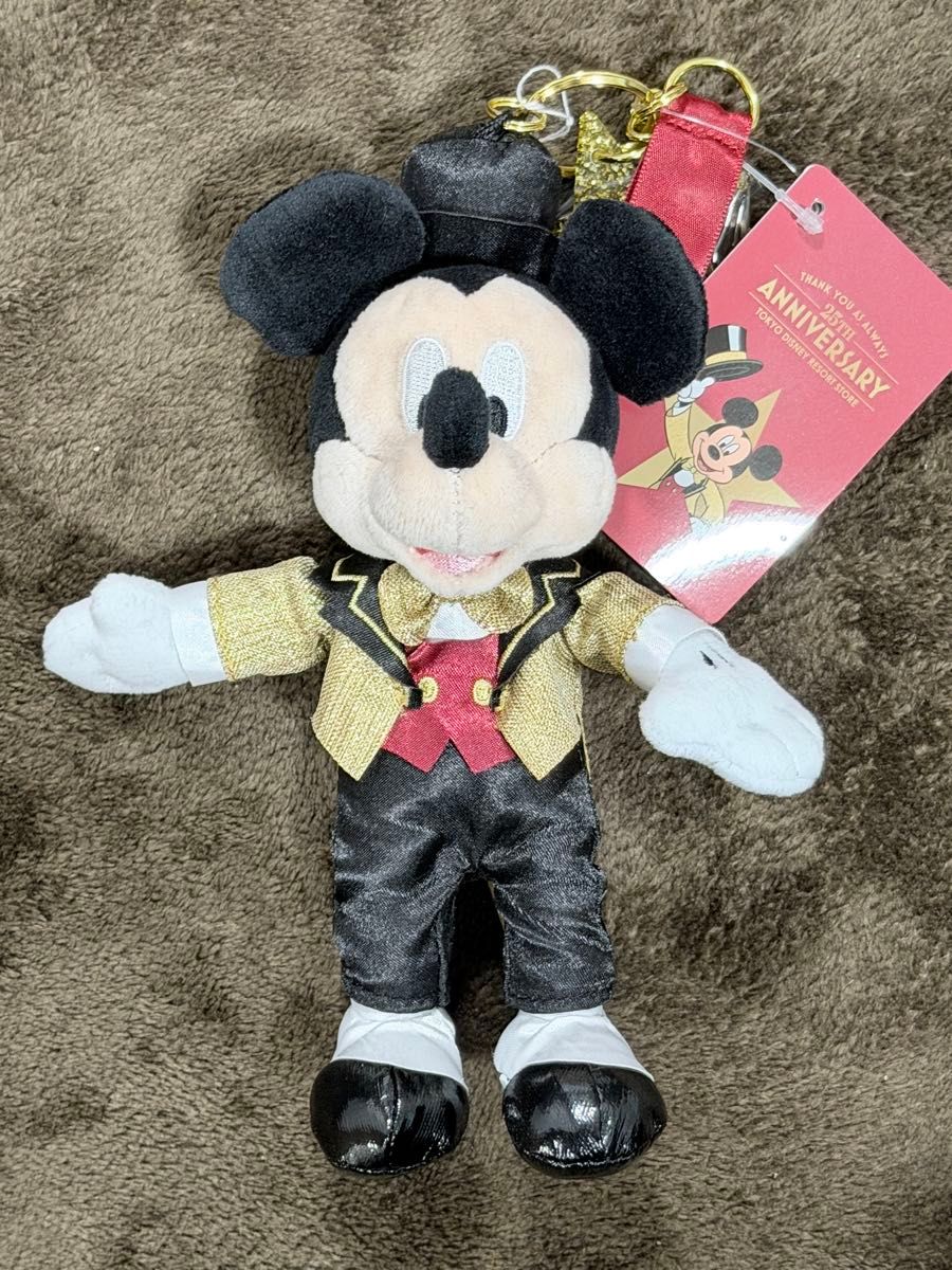 ⑤【東京ディズニーリゾート店限定】25周年ミッキーぬいぐるみキー