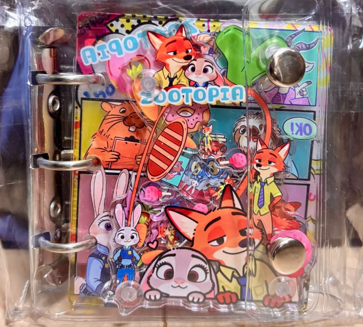 1月5日まで限定SALE ズートピア2 シャカシャカ アクリルシール帳 未