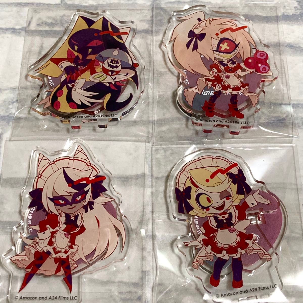 ハズビンホテル アニメイトカフェ ミニアクリルスタンド 4種セット