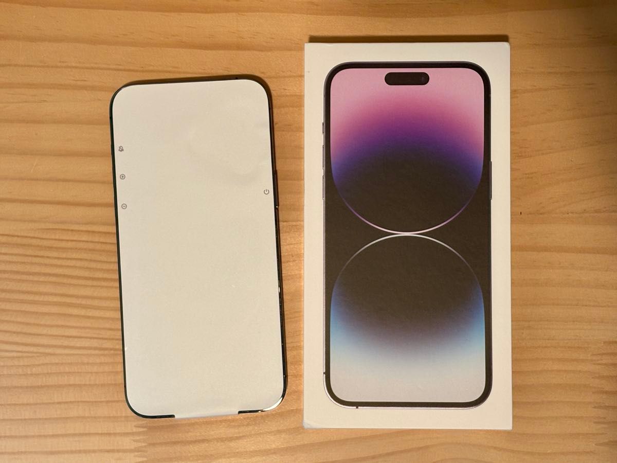 iPhone 14 Pro Max SIMフリー 128GB 87% ディープパープル Apple 箱