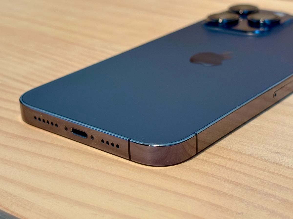 iPhone 14 Pro Max SIMフリー 128GB 87% ディープパープル Apple 箱