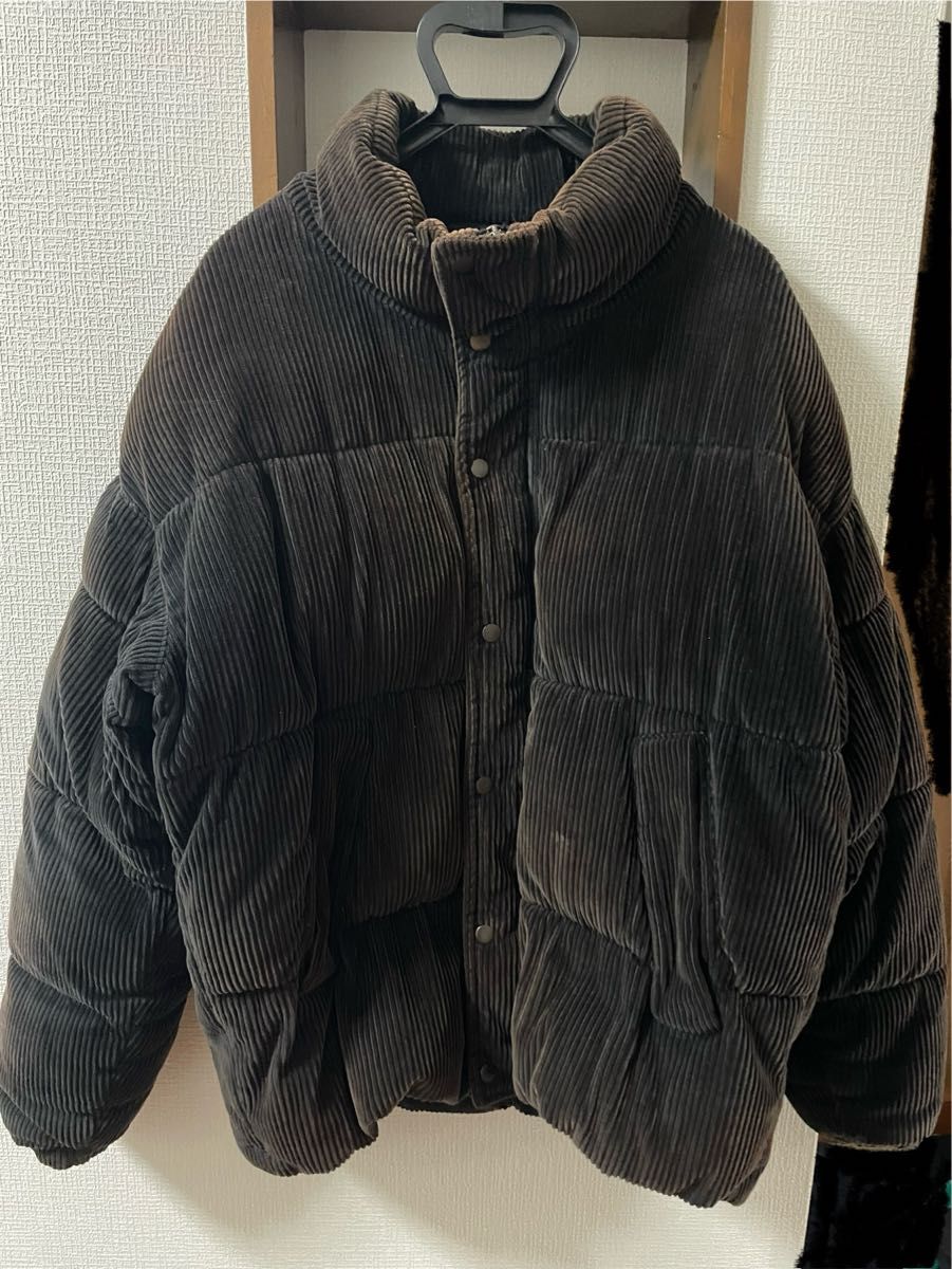 ZARA コーデュロイ パフジャケット L-XL レイクレともやん着用 ダウン