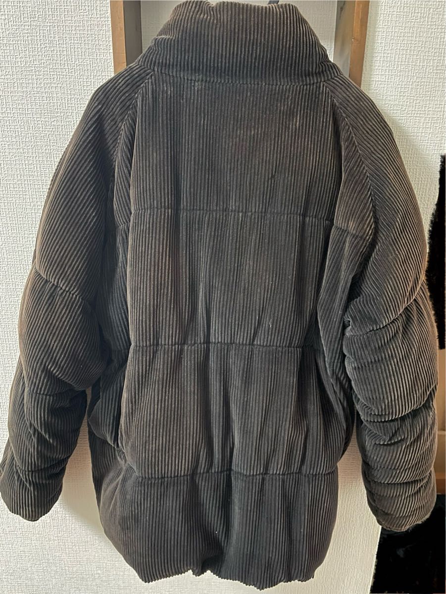 ZARA コーデュロイ パフジャケット L-XL レイクレともやん着用 ダウン