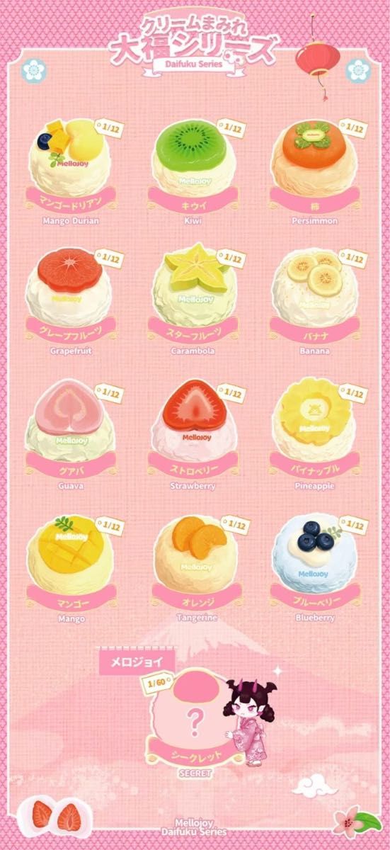 mellojoy メロジョイ 大福シリーズ ブルーベリー｜Yahoo!フリマ（旧