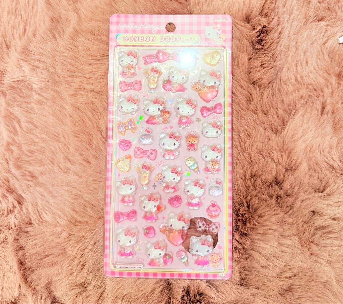 国内正規品）ボンボンドロップシール ハローキティ ピンク サンリオ第
