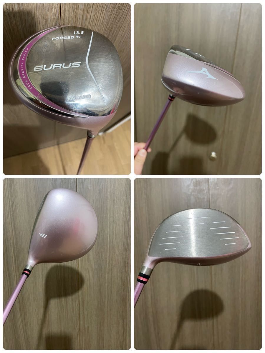 硬さL】ミズノ EURUS レディースゴルフクラブセット 9本 コンバース