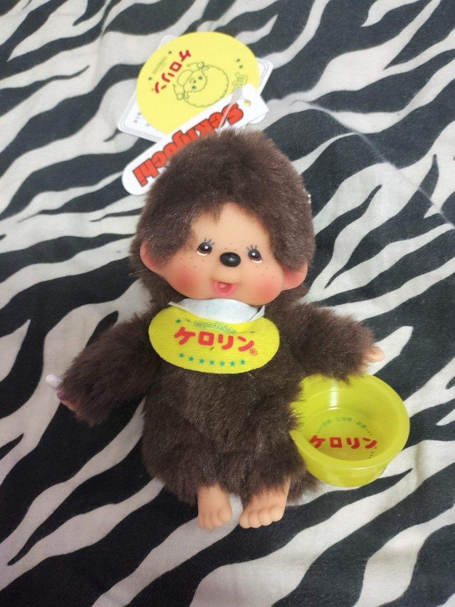 新作 激カワ モンチッチ×ケロリン キーチェーンぬいぐるみキーホルダー