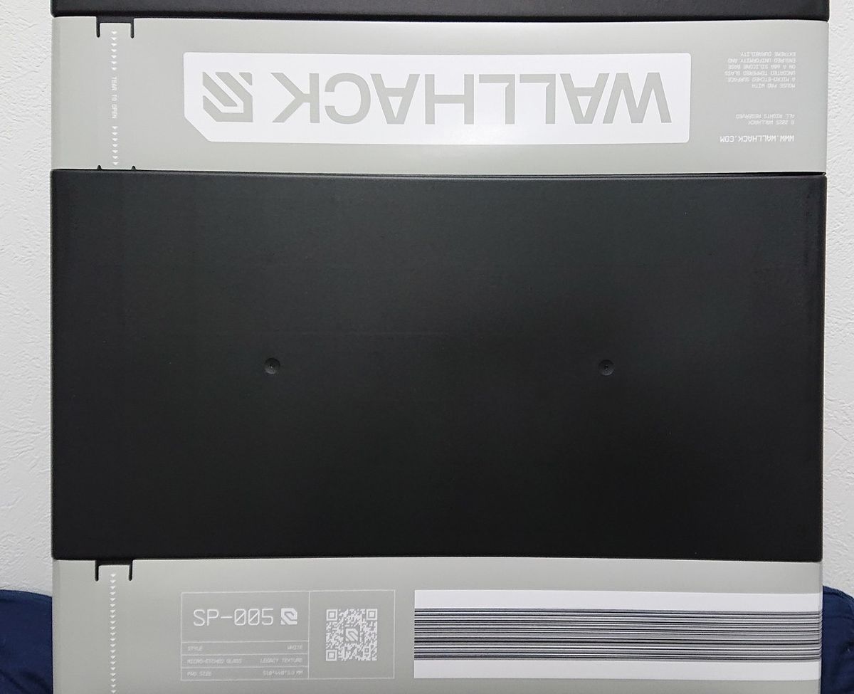 WALLHACK ガラスマウスパッド SP-005 ホワイト ゲーミングマウスパッド