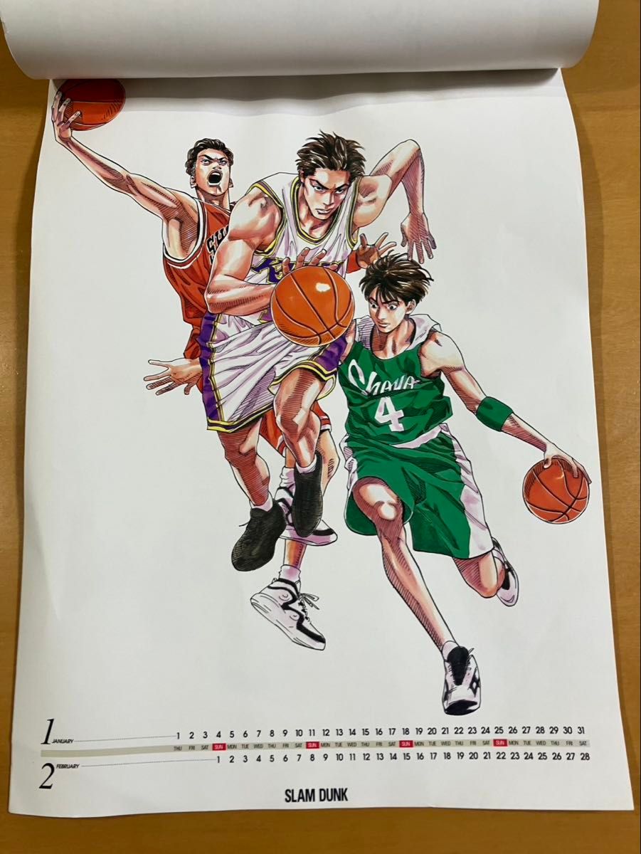SLAM DUNK スラムダンク カレンダー 1998｜Yahoo!フリマ（旧PayPayフリマ）