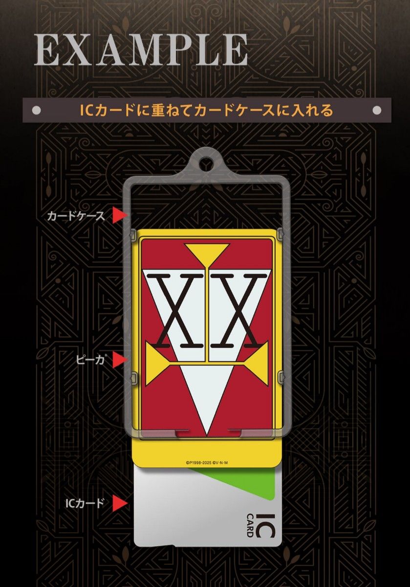 ダブルハンターライセンス PIICAクリアパスケース 10個セット HUNTER